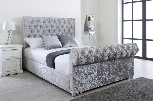 Sleigh Upholstered Bed frame