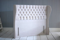 Maria Chesterfield Wing Floor Standing Headboard
