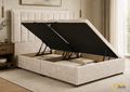 Abran Wood Ottoman Storage Bed